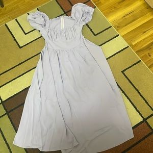 Medium long purple dress